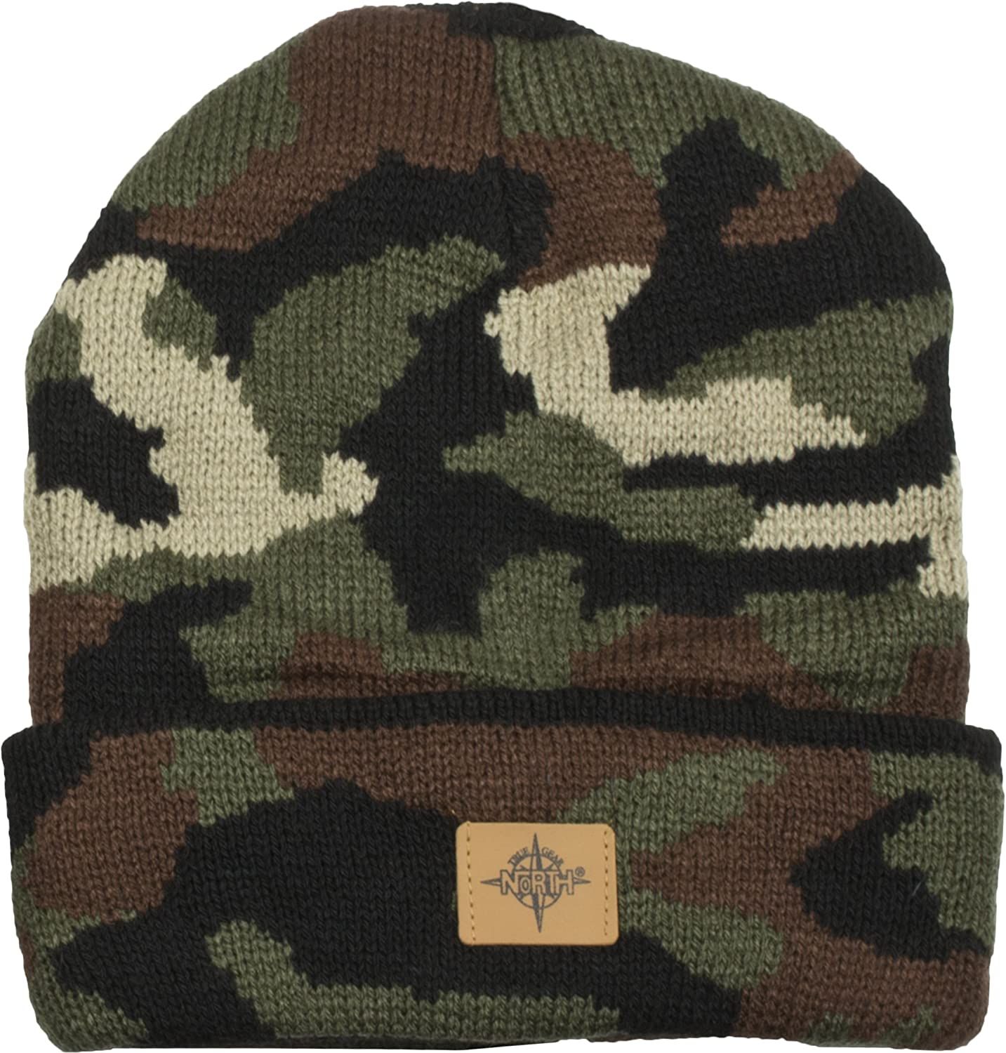 TRUE GEAR NORTH 6-186 Lined Camouflage Beanie at Sutherlands