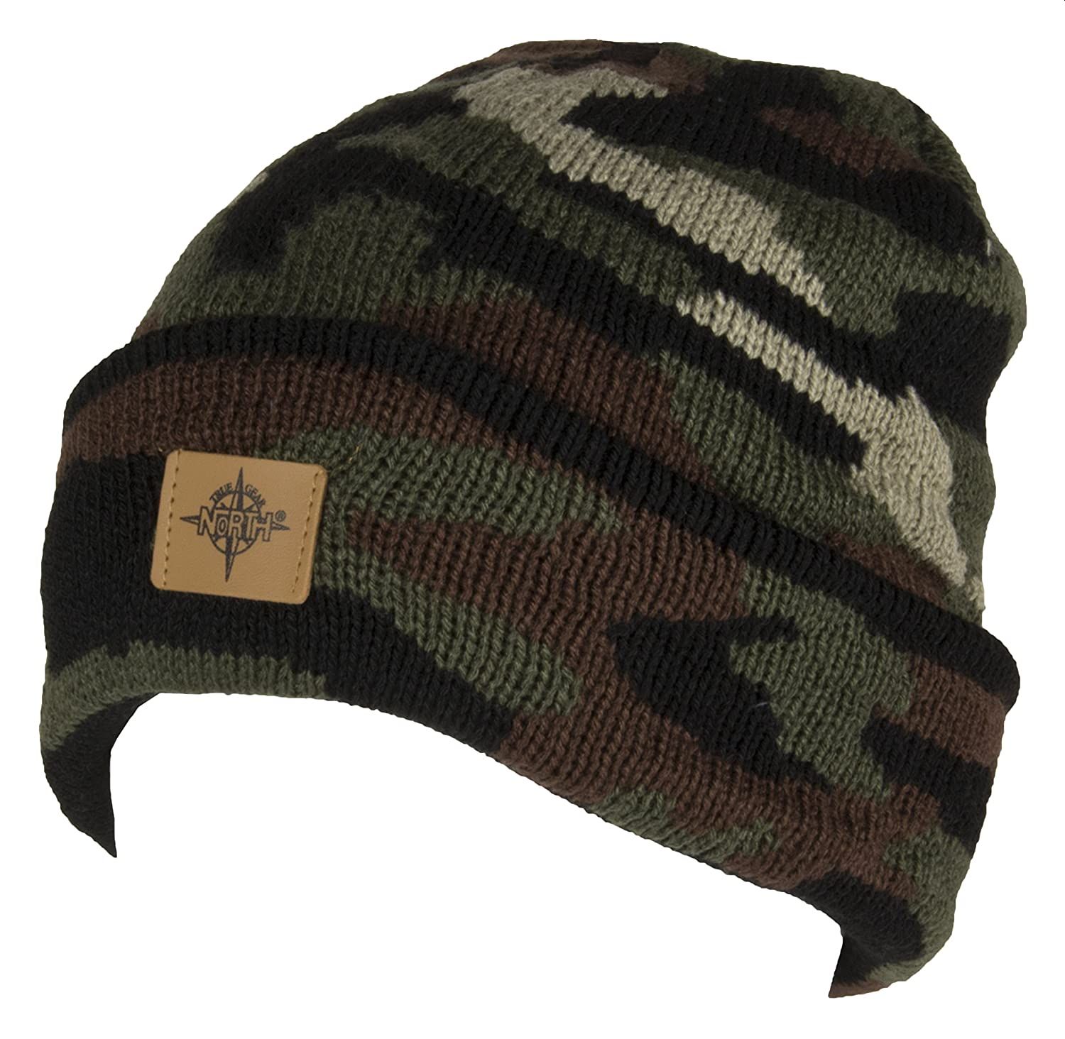 TRUE GEAR NORTH 6-186 Lined Camouflage Beanie at Sutherlands