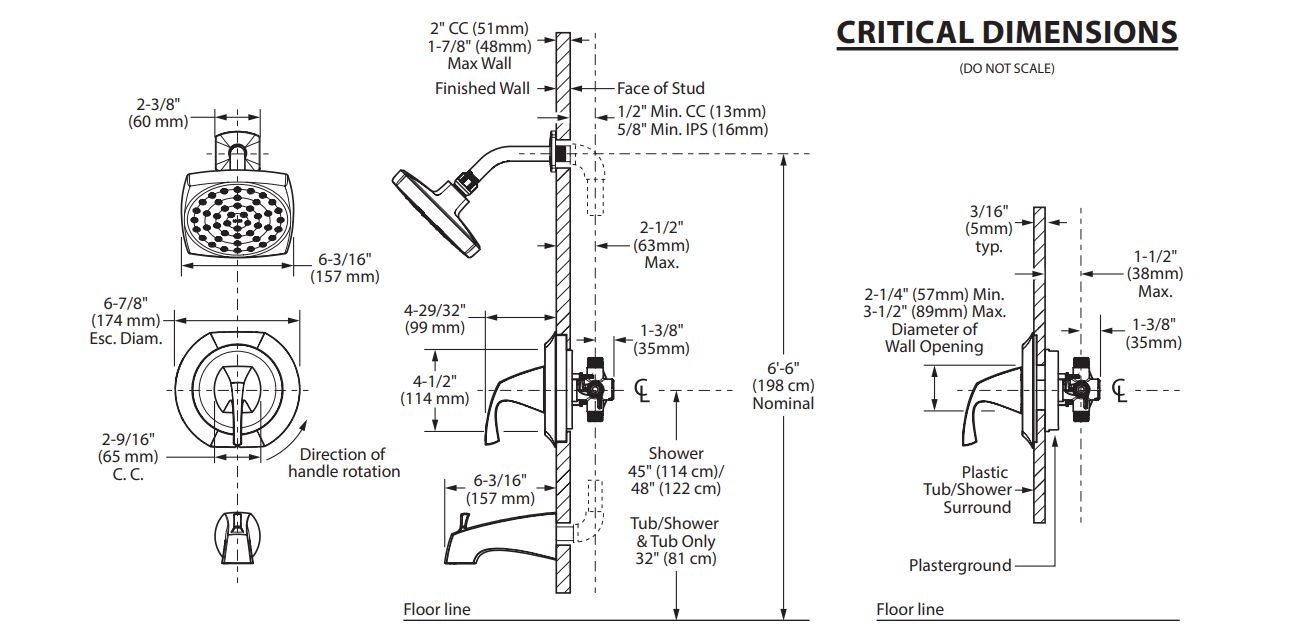 Moen® 82504SRN Spot Resist™ Brushed Nickel Lindor™ PosiTemp® 1Handle