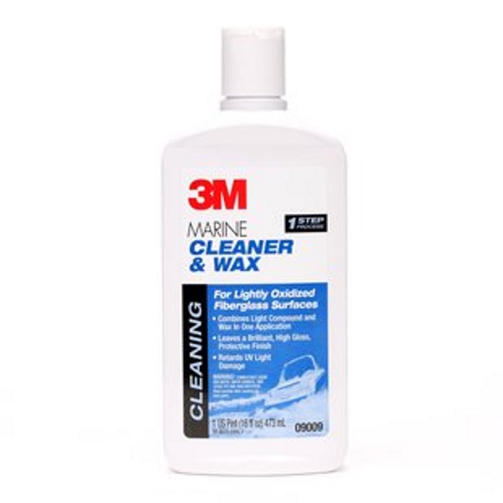 3M 9009 Marine Fiberglass Cleaner & Wax Liquid 16 Oz at Sutherlands