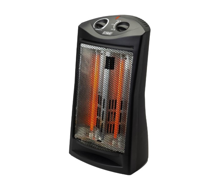 EZHEAT 32557 Dual Quartz Electric Heater, Two Heat Settings (Low/High