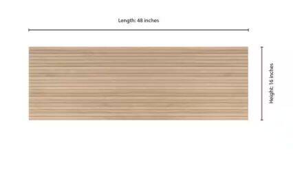 MSI NURBSLANAT1648 16-Inch X 48-Inch Urbanslat Natural Matte
