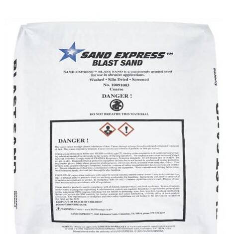 QUIKRETE® 5091003 Sand Express™ 50-Pound #3 Coarse Blast Sand #3307758 ...