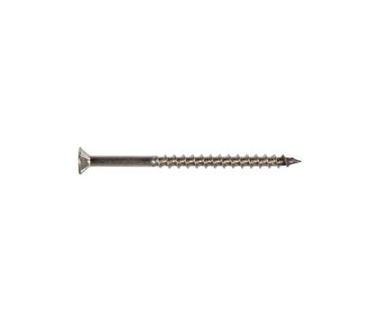 Square drive Stainless Steel Deck Screws # 8 X 2 Inch 25 Pack
