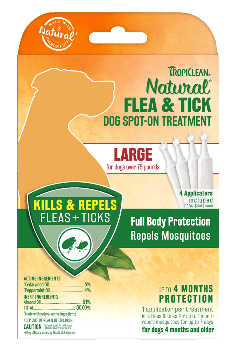 Tick and flea clearance treatment