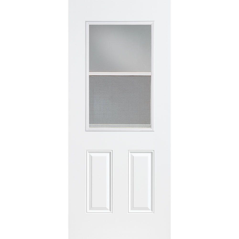 32 X 80 Inch Left Hand Half Lite Steel Door