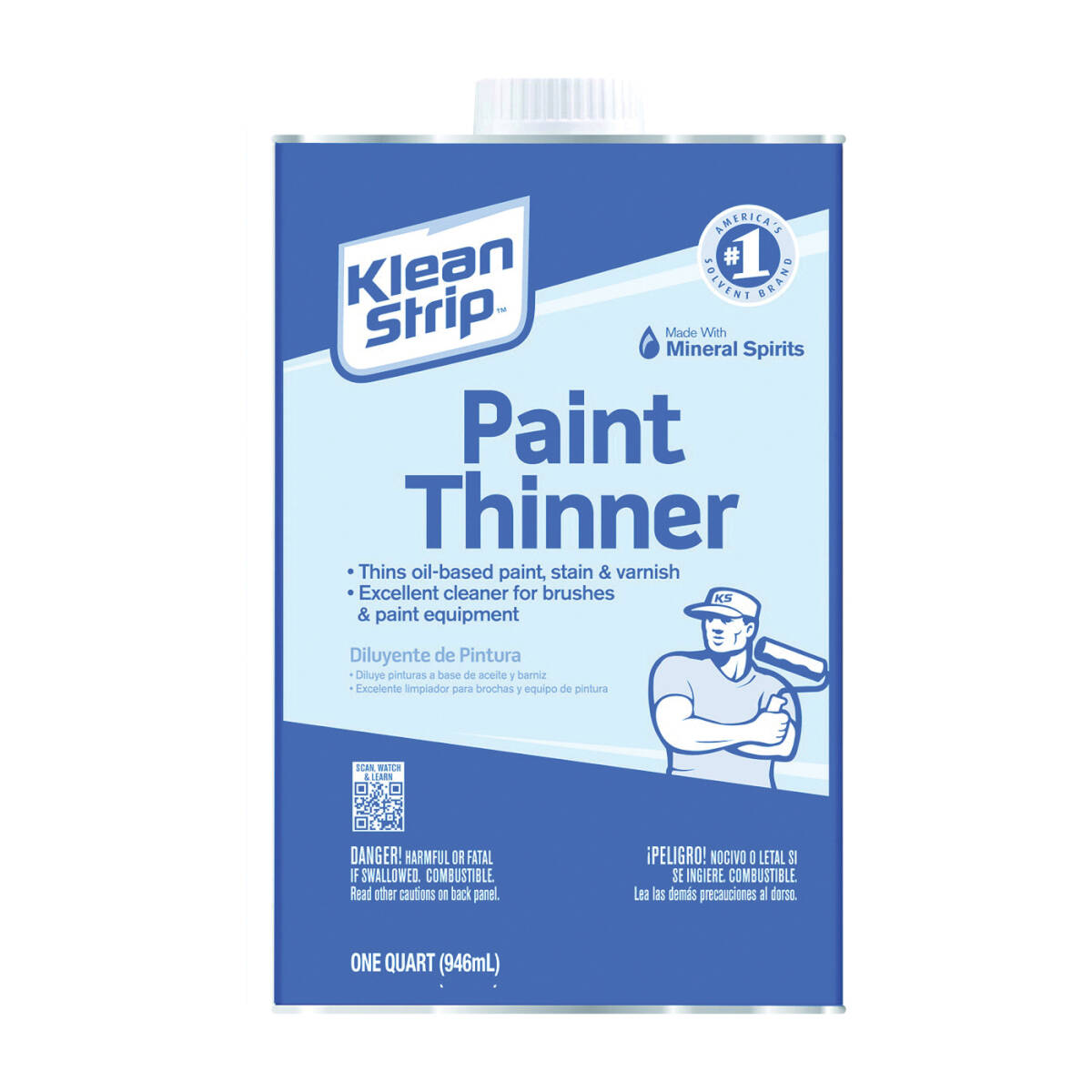 Klean Strip QKPT94003CA 1Quart Can Paint Thinner at Sutherlands