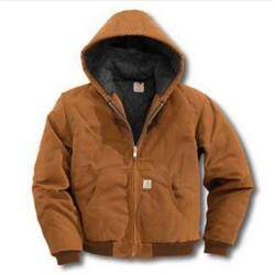 Carhartt® J140 BRN Extra-Large Tall Brown Sandstone Duck Active Jacket ...