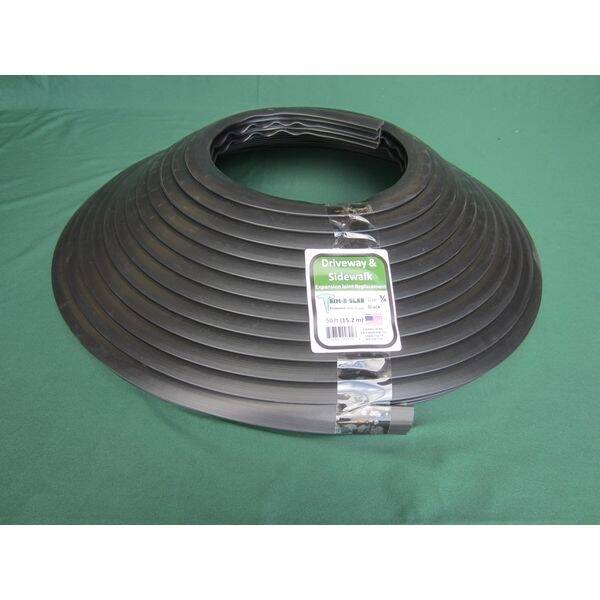 TRIM-A-SLAB 302 3/4-Inch X 50-Foot Black PVC Expansion Joint at