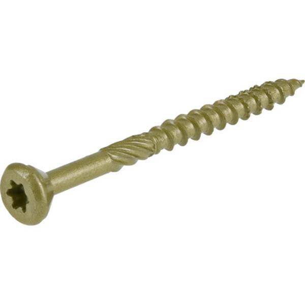 Power Pro 48601 #10 x 2-1/2-Inch T25 Drive Premium Exterior Wood Screw, 1-Pound  at Sutherlands