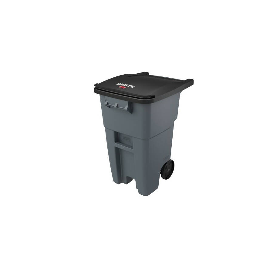 Rubbermaid Fg9w2700gry Tv1 50 Gallon Capacity Gray Resin Rollout