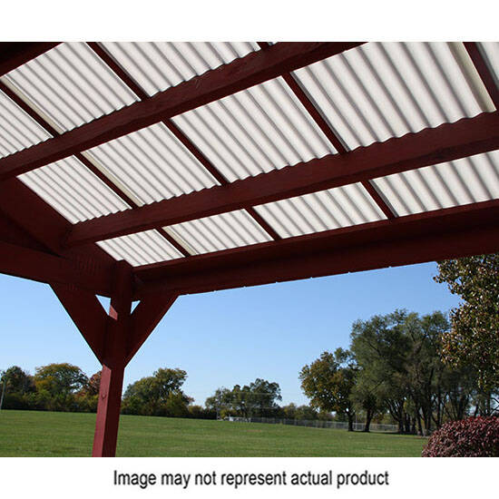 Sequentia C25sf 231 26 Inch X 12 Foot, Corrugated Plastic Roof Panels 12 Foot