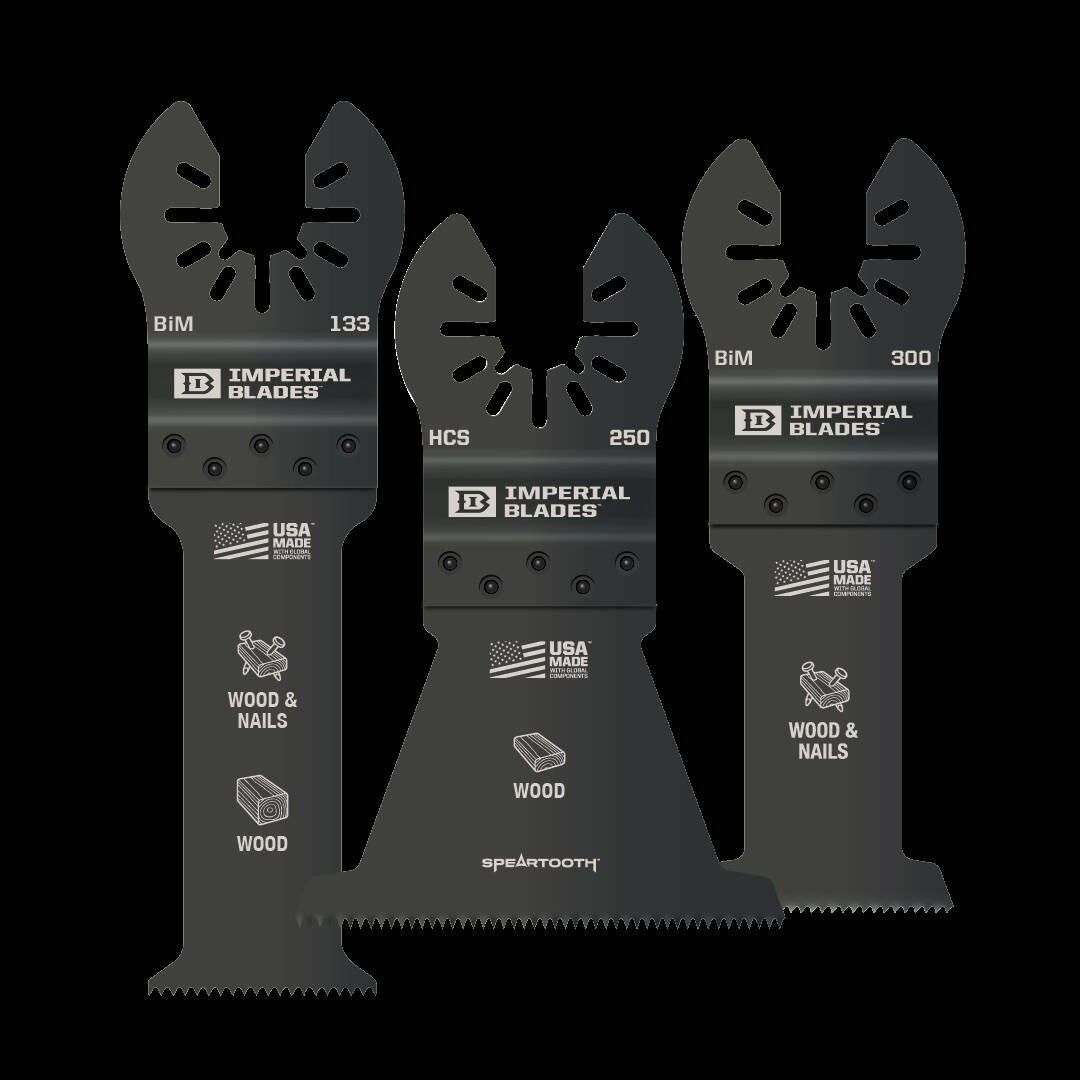 IMPERIAL BLADES IBOAV13 One Fit Wood And Nails Oscillating Blade 3