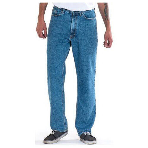 FULL BLUE 90203 40-Inch x 34-Inch Light Wash Relaxed Work Jeans at ...