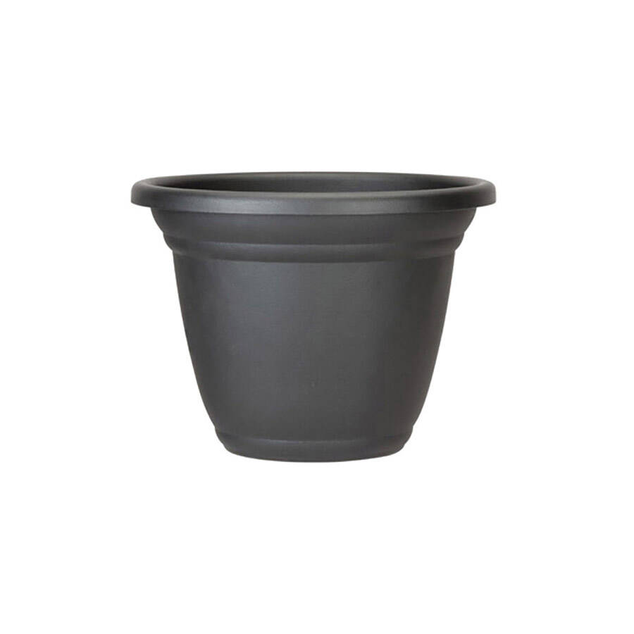 鉢・プランター SRL P-CHAMBER. SRLMEX-S P-POT BLACK Tapered Shallow