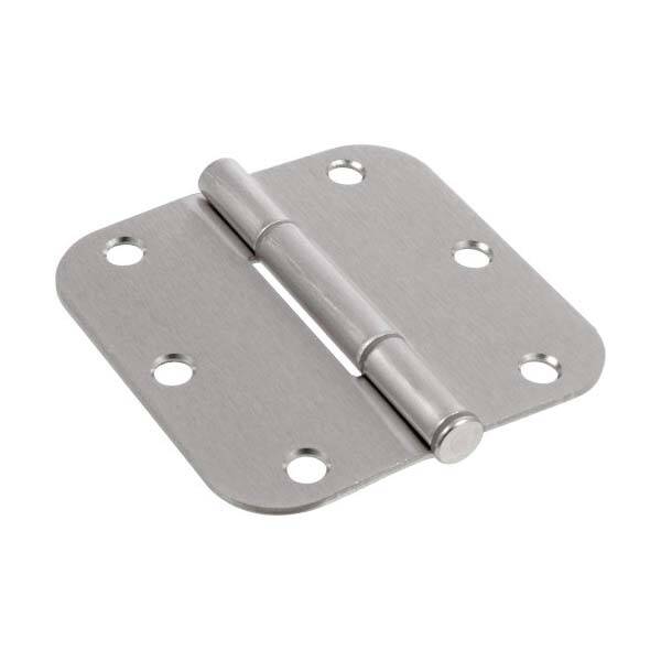 Hardware Essentials 854321 31/2Inch Satin Nickel Round Corner Squeak