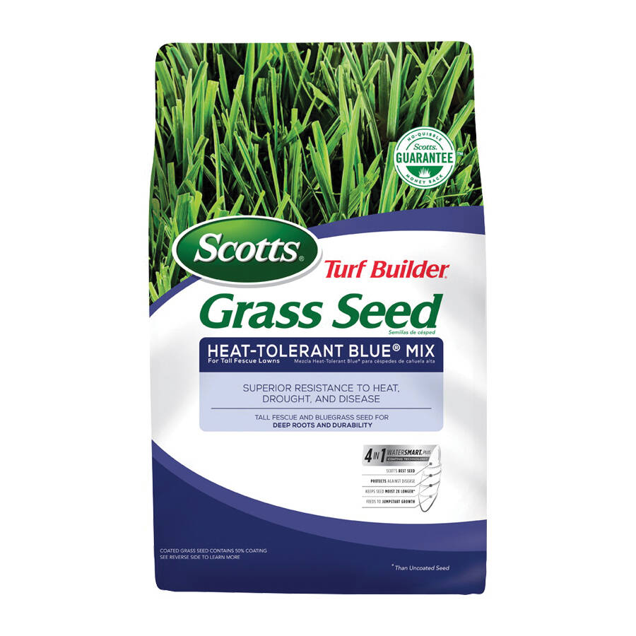 Scotts 18022 Scotts Turf Builder Grass Seed HeatTolerant Blue Mix For