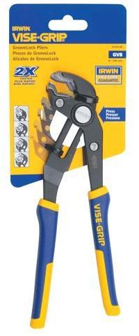 IRWIN VISE-GRIP GrooveLock V-Jaw Pliers 8-Inch 2078108 