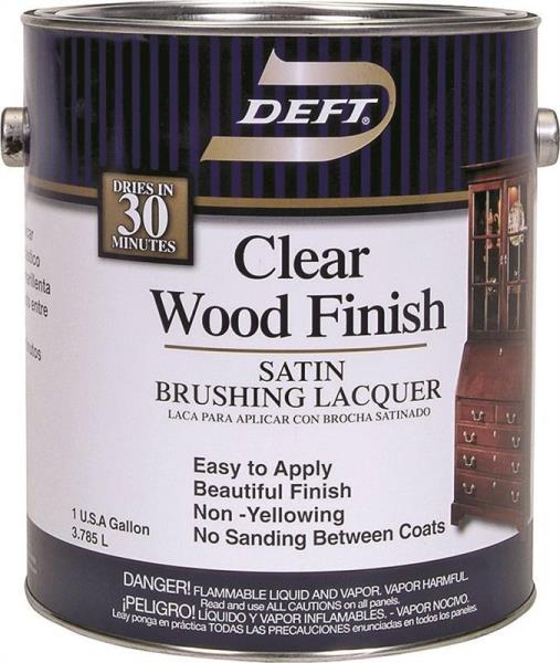 Deft 01701 Clear Wood Finish Brushing Lacquer Gallon at Sutherlands