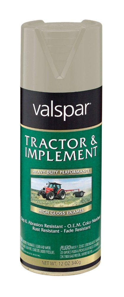 Interior Exterior Tractor And Implement Enamel Spray Paint Ford Gray High Gloss Finish 12 Ounce Can