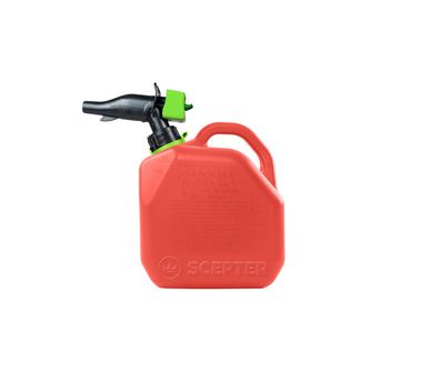 Scepter SmartControl Gas Can - 2 Gallon, Red, With Squeeze Trigger & Flame Mitigation Device