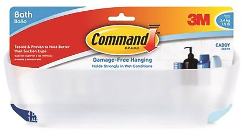 command brand shower caddy