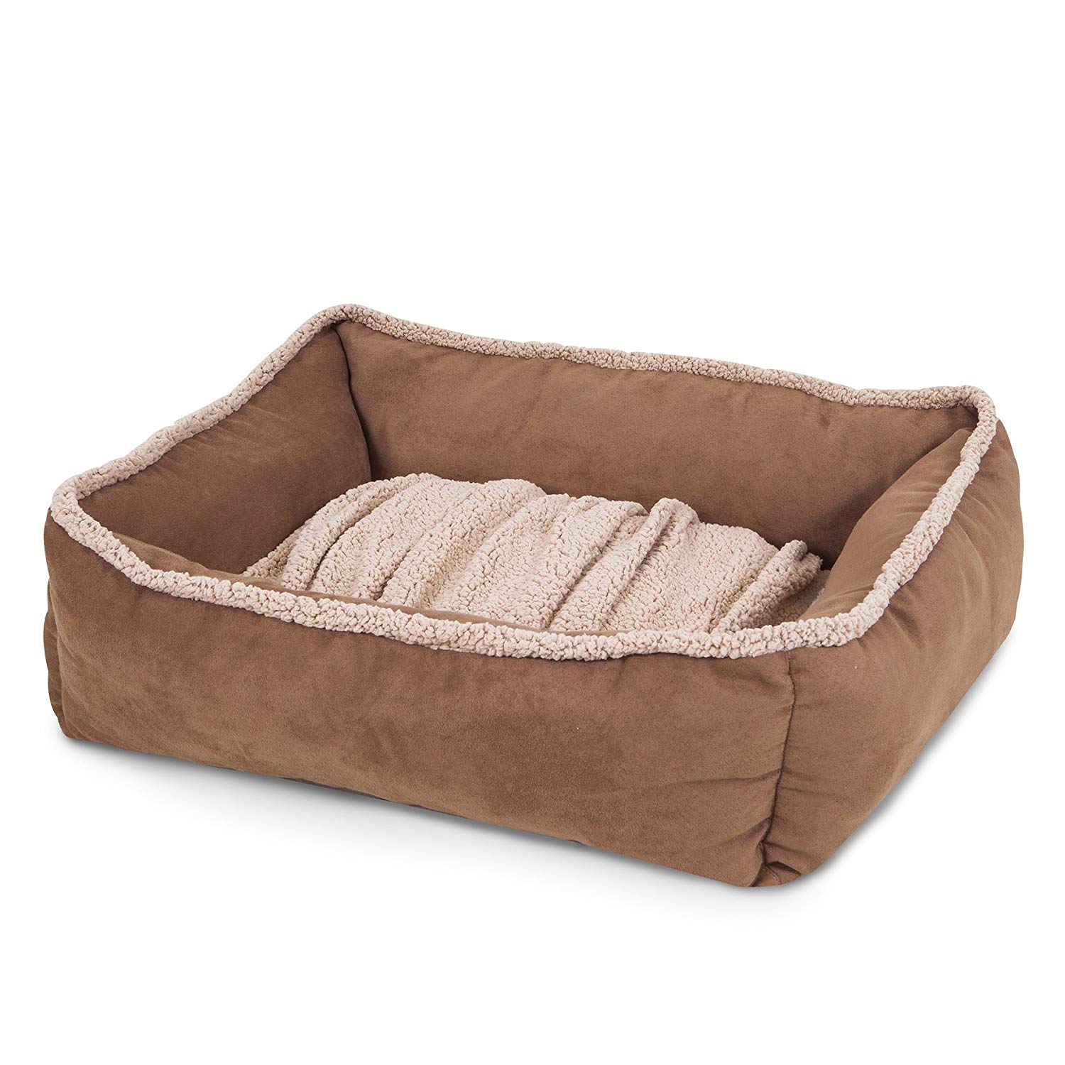 Aspen Pet 80386 30 x 24Inch Dark Tan Lounger Pet Bed at Sutherlands