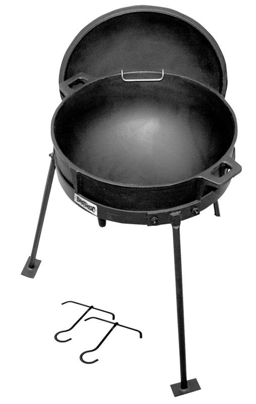 Carolina Cooker®, Cast Iron Pot and Burner, 10 Gallon Capacity.