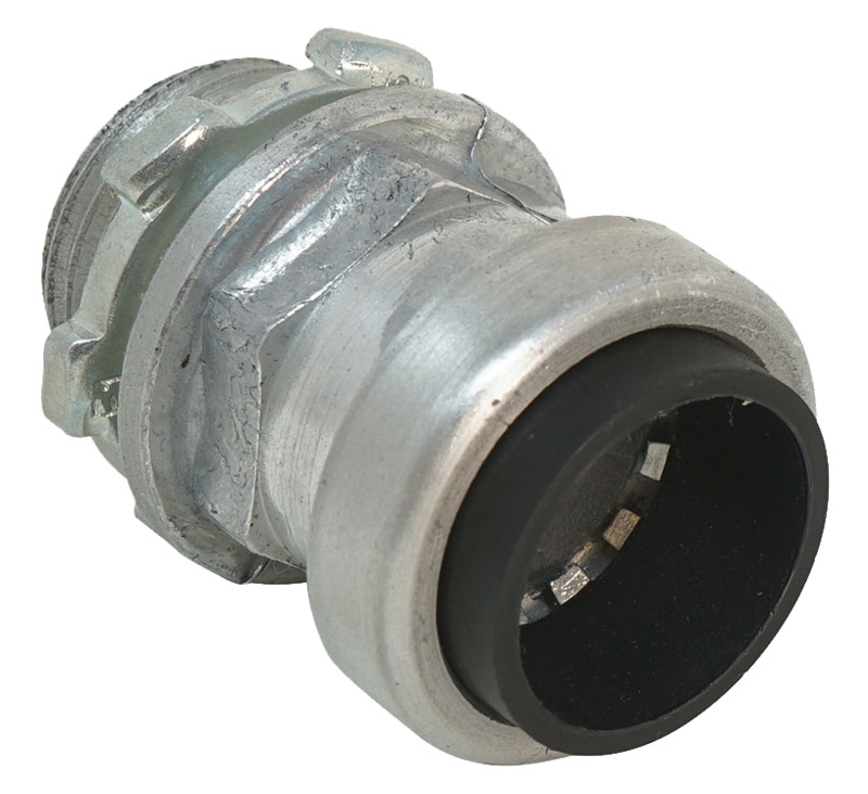 Southwire 65071003 1/2Inch Metal SIMPush Conduit Box Connector 5Pack