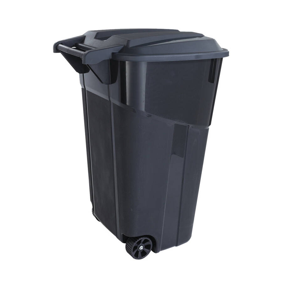 United Solutions TI0061 32-Gallon Wheeled Trash Can Black at Sutherlands