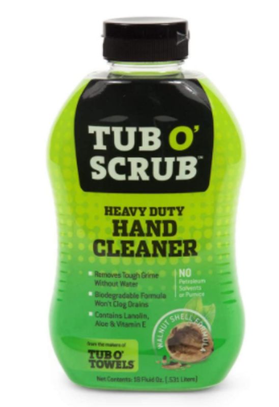 Tub O'Towels TS18 18-Oz Mild Citrus Brown Liquid Hand Cleaner at