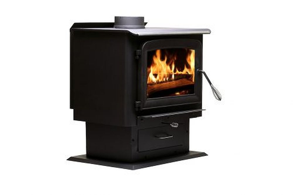 US Stove AW2020EP 2000SqFt 89,000Btu Ashley Hearth Wood Pedestal