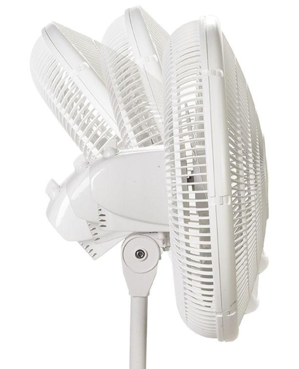 Lasko 2520 16-Inch White 3-Speed Adjustable And Tilt Back Oscillating ...