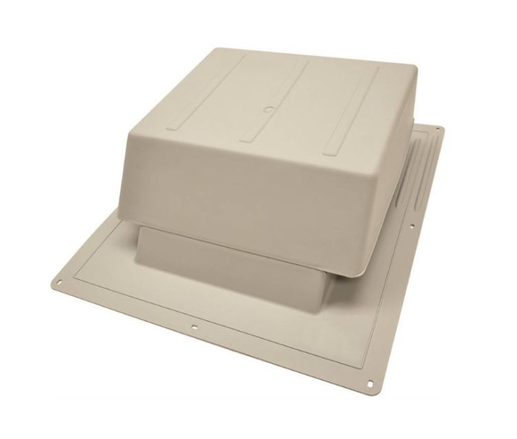 LL BUILDING PROD INC/GAF IR65G 18-Inch Gray Slant Back Roof Louver at ...