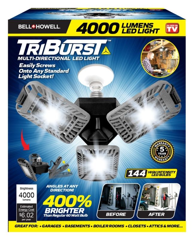 Bell+Howell 7090 As Seen On Tv, 4000Lumen, TriBurst, HighIntensity