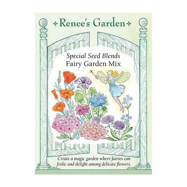 Renee's Garden 5441 Fairy Garden Mix Flower Seed 2.3Gram Pack at