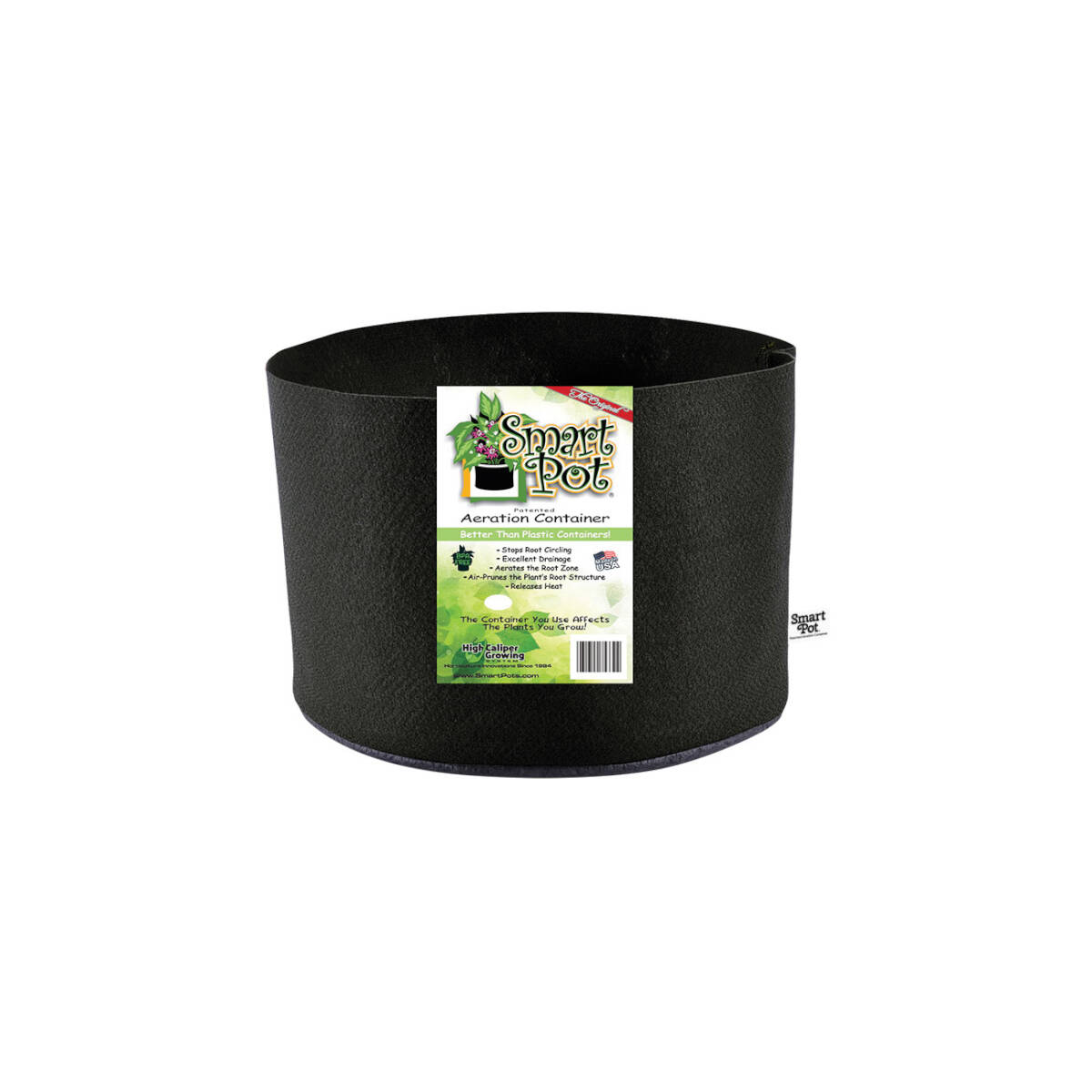 Smart Pot PH10010 10-Gallon Black Square Aeration Container at Sutherlands