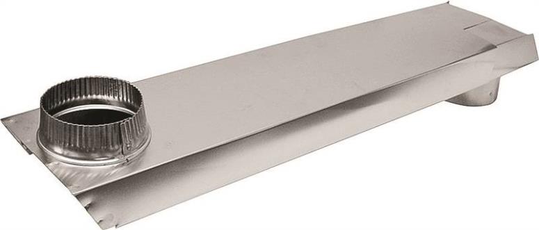 Lambro Industries 3006 90° Aluminum Rectangular Dryer Vent ...