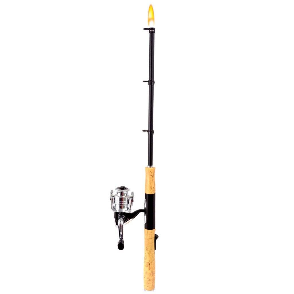 John Gibson 21277 18-Inch Open Face Reel Fishing Pole Barbeque