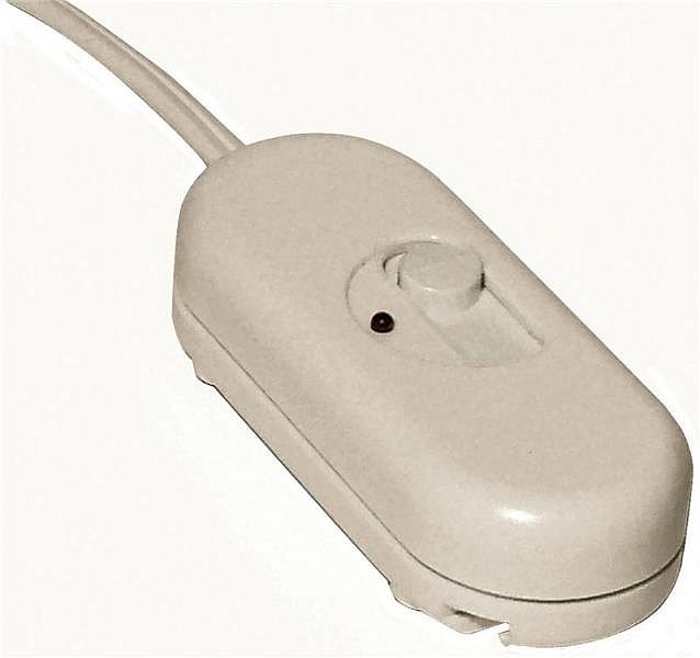 Westek 4010W Westek Full Range Oval Shape Table Top Dimmer White at