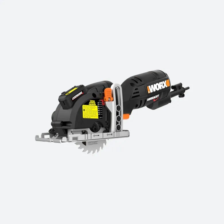 WORX® WX420L Versacut 3-3/8-Inch, 400-Watt, Mini Circular Saw With