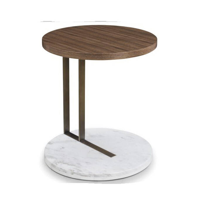 NATUZZI T171001 NATUZZI Luna T171001 End Table, 18 in OAD, 20 in OAH