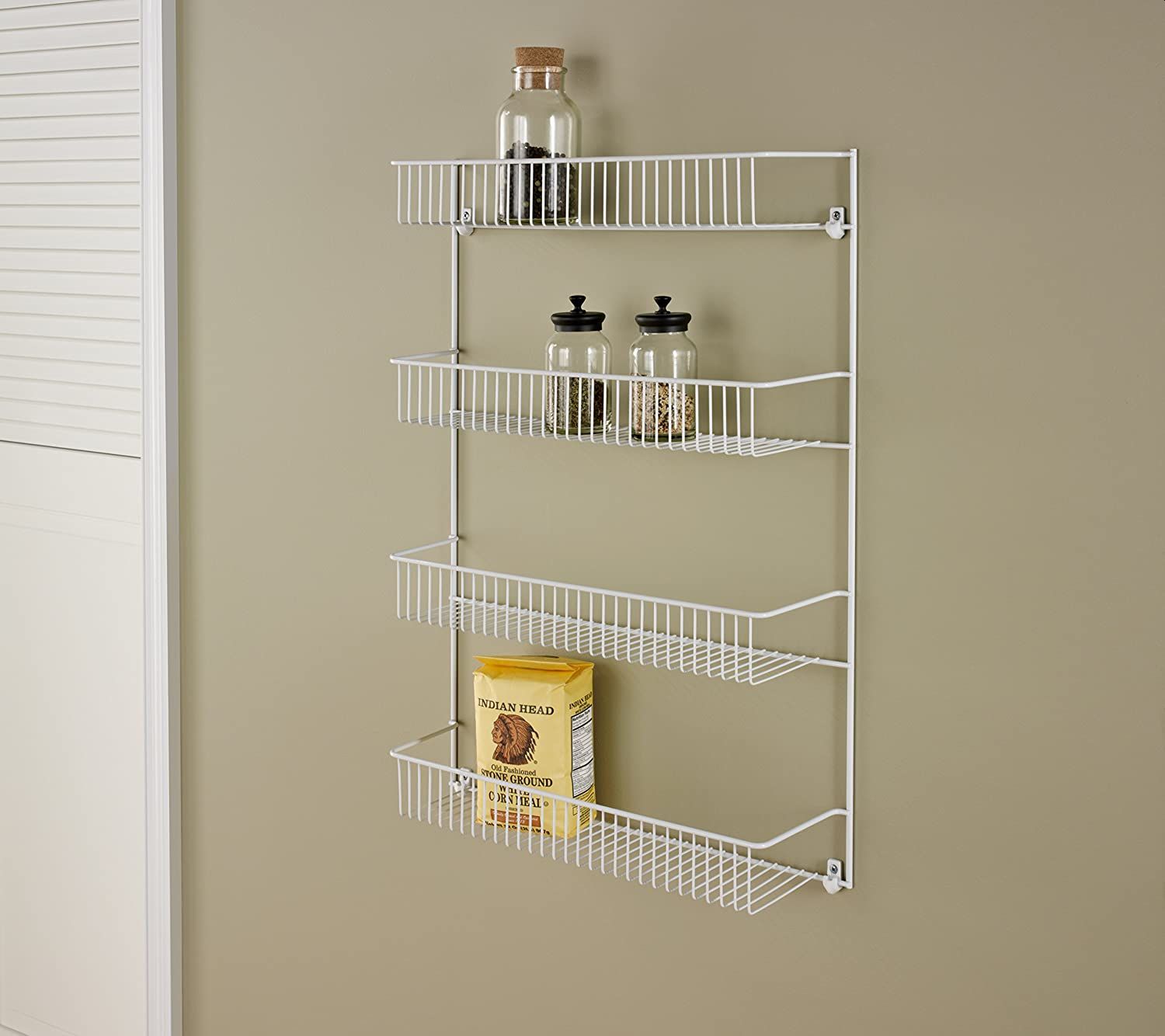 ClosetMaid 8033 19Inch, 4Tier Epoxy White Storage Rack at Sutherlands