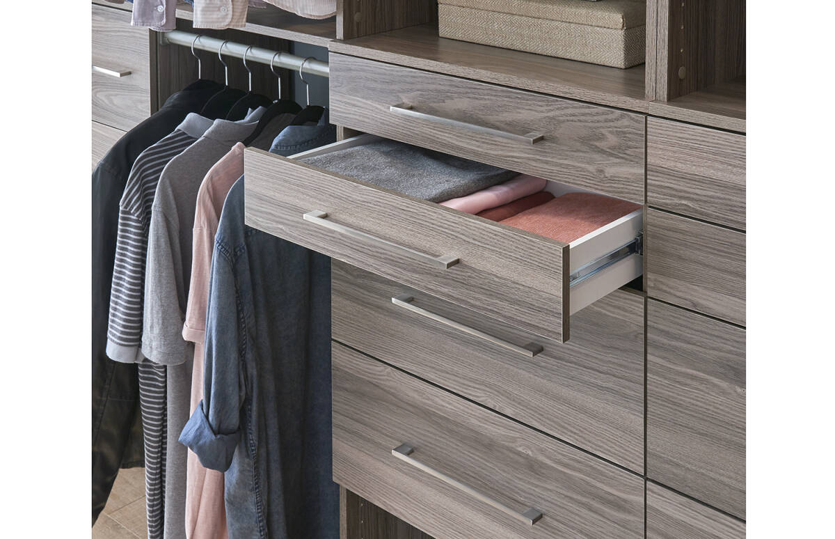 ClosetMaid 6888600 25 x 5Inch Natural Gray SuiteSymphony Modern