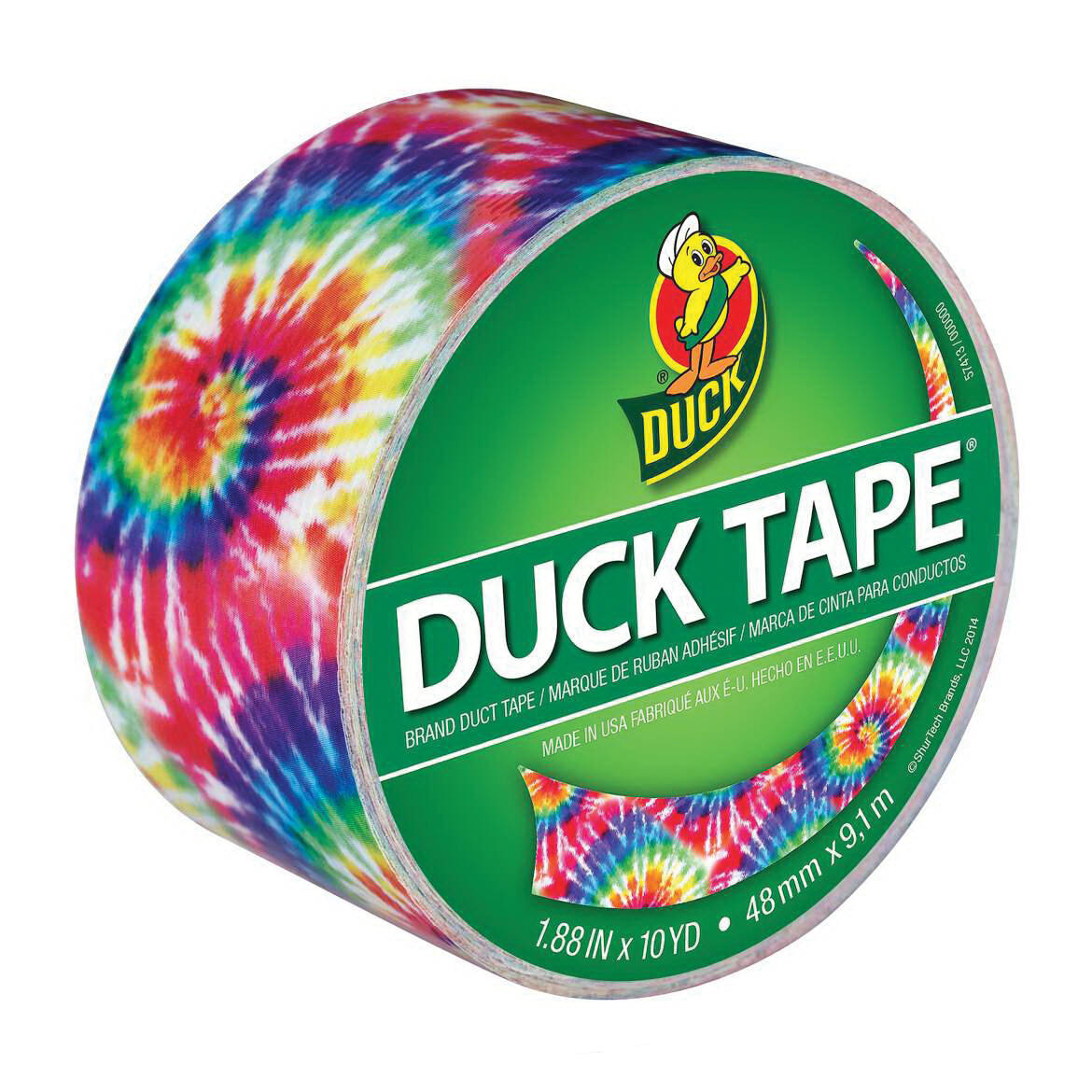 Duck 284572 1 88 Inch X 10 Yard Tie Dye Pattern Duck Tape At Sutherlands