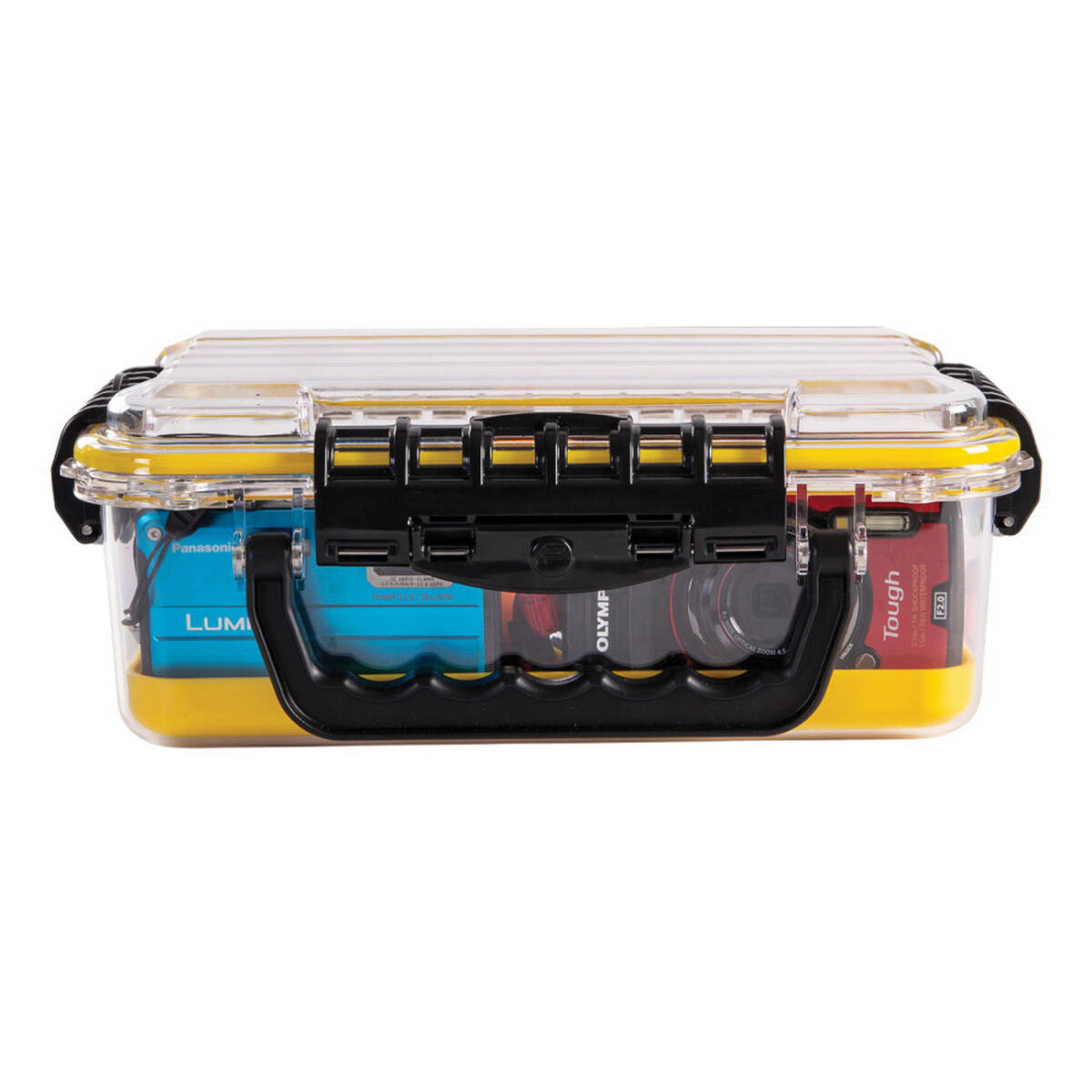 PLANO 146000 10.88 x 4.13-Inch Clear/Yellow Waterproof Case at