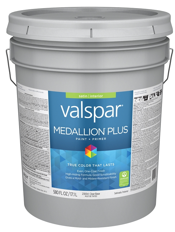 Valspar 028.0023004.008 5-Gallon Medallion® Plus Satin Interior Clear ...