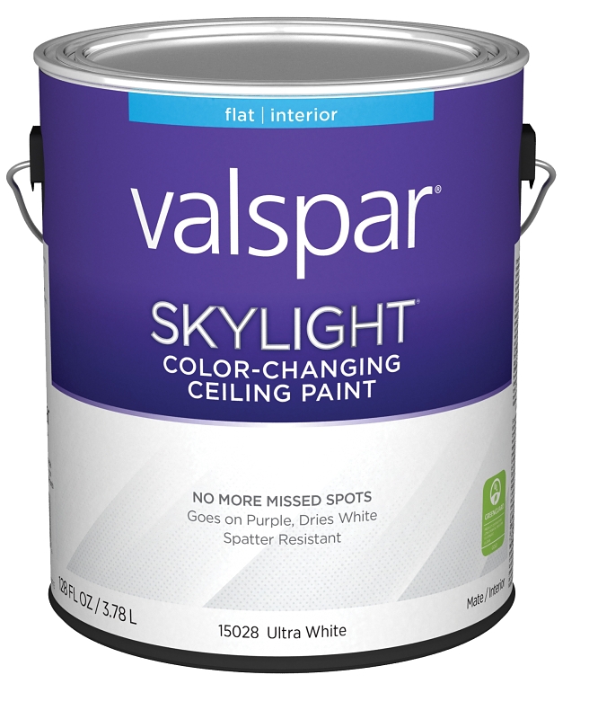 Valspar 028.0015028.007 1-Gallon Ultra White Skylight Color-Changing ...