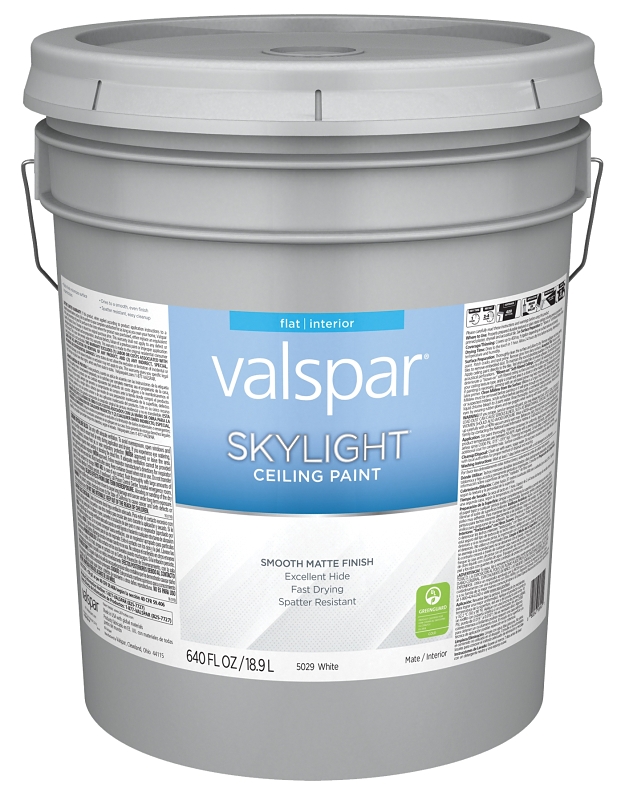 Valspar 028.0015029.008 5Gallon White Skylight Flat Interior Ceiling