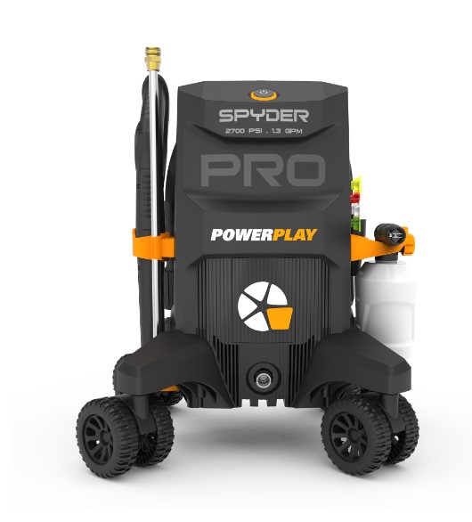PowerPlay SPY2700XP Spyder® Pro™ Electric Pressure Washer, 2700PSI at